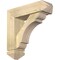 Ekena Millwork Olympic Arts and Crafts Rough Sawn Bracket w/ Offset Brace, Douglas Fir, 6"W x 20"D x 20"H BKT0604X20X20OLY03RDF - alternate 1